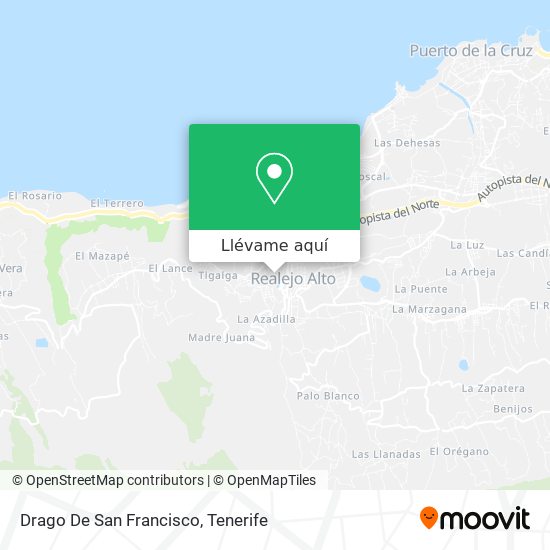 Mapa Drago De San Francisco