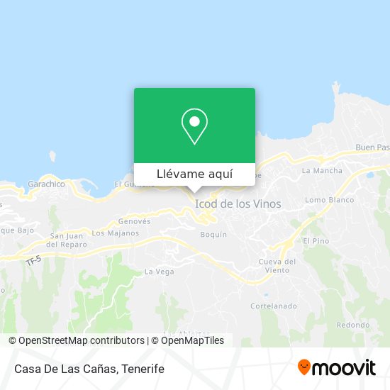 Mapa Casa De Las Cañas