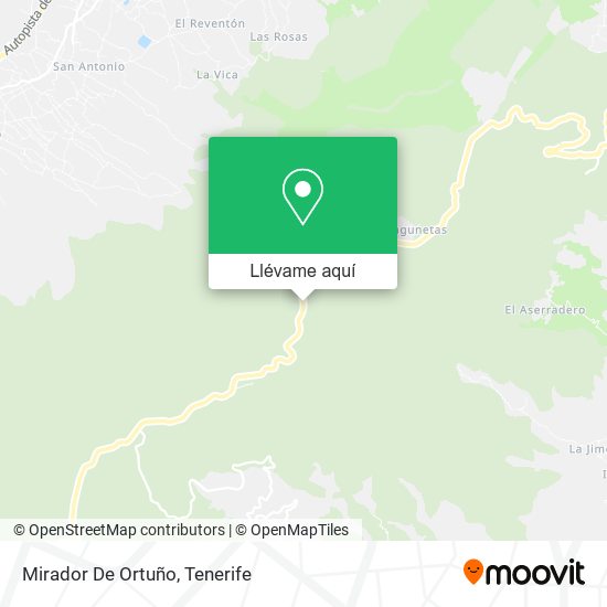 Mapa Mirador De Ortuño