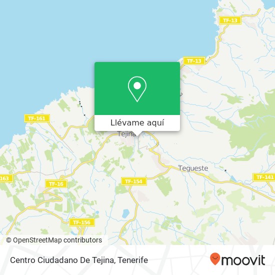 Mapa Centro Ciudadano De Tejina