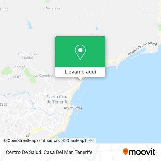 Cómo llegar a Centro De Salud. Casa Del Mar en Santa Cruz De Tenerife en  Autobús?