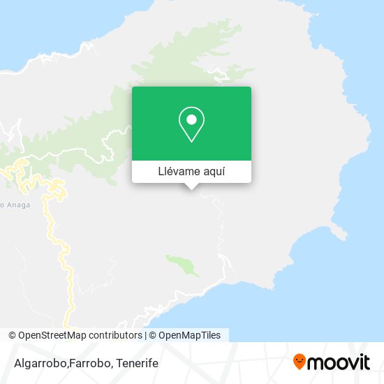 Mapa Algarrobo,Farrobo