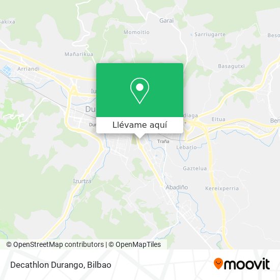 Mapa Decathlon Durango