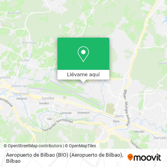 Mapa Aeropuerto de Bilbao (BIO) (Aeropuerto de Bilbao)