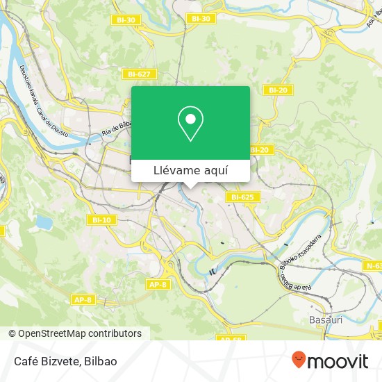 Mapa Café Bizvete