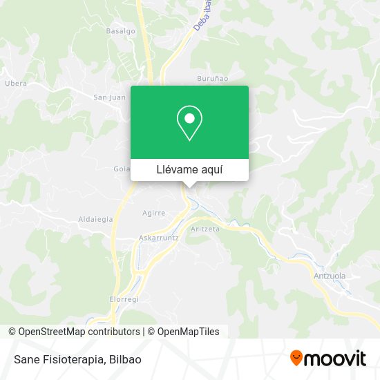 Mapa Sane Fisioterapia