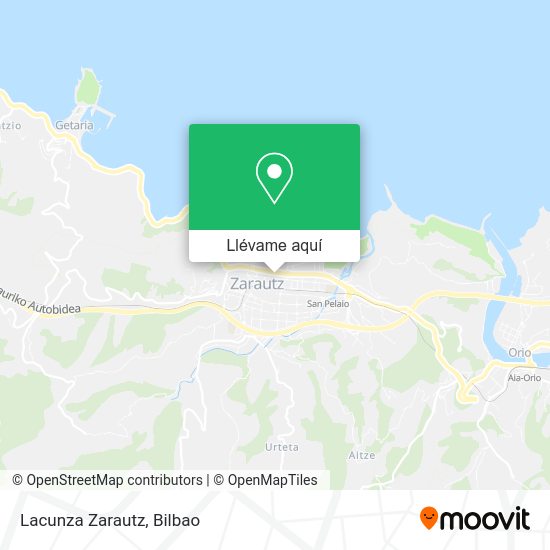 Mapa Lacunza Zarautz
