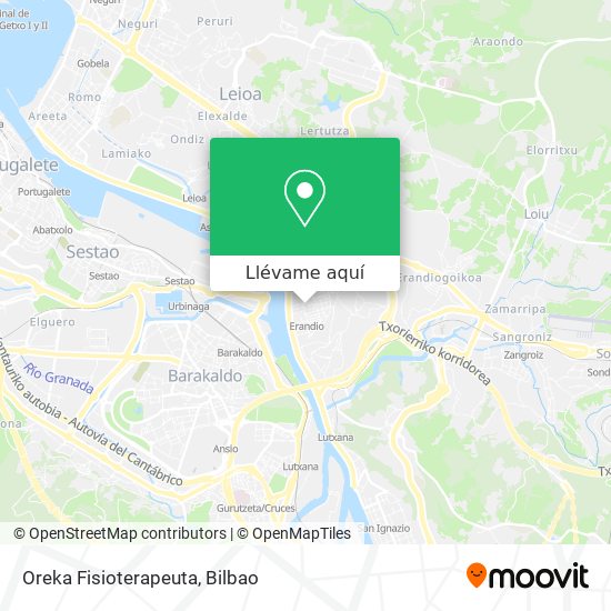 Mapa Oreka Fisioterapeuta