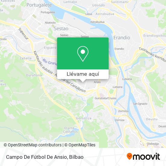 Mapa Campo De Fútbol De Ansio