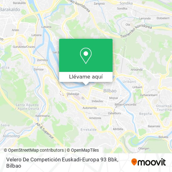Mapa Velero De Competición Euskadi-Europa 93 Bbk