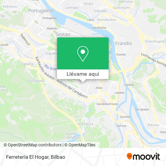 Mapa Ferretería El Hogar