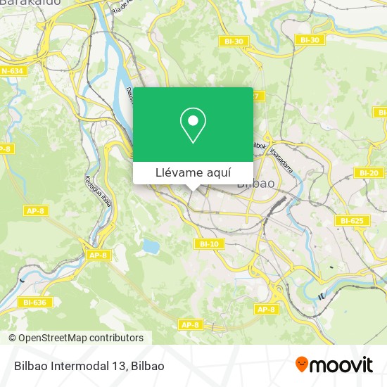 Mapa Bilbao Intermodal 13