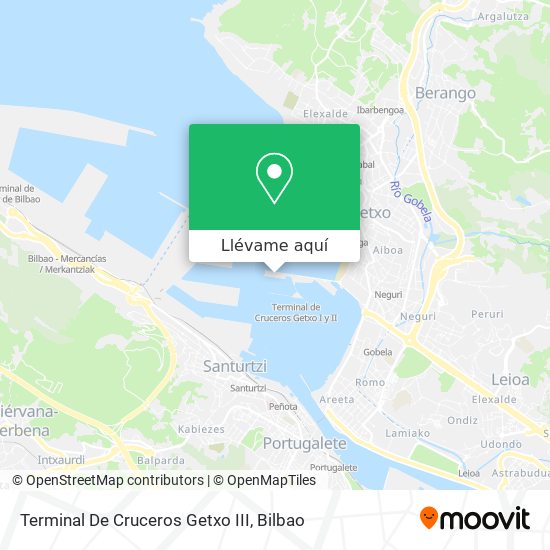 Mapa Terminal De Cruceros Getxo III