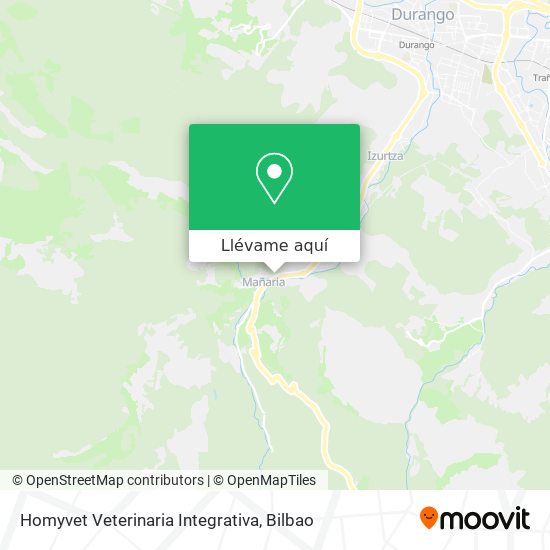 Mapa Homyvet Veterinaria Integrativa