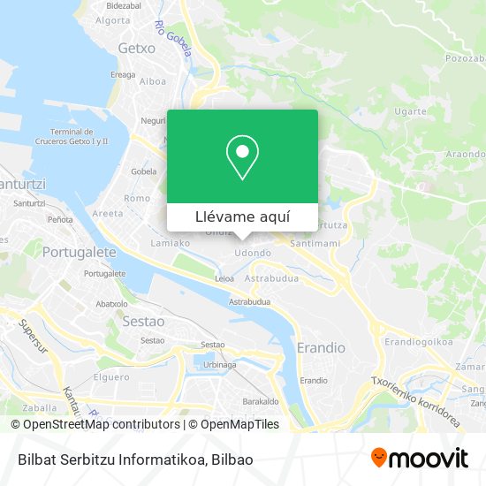 Mapa Bilbat Serbitzu Informatikoa