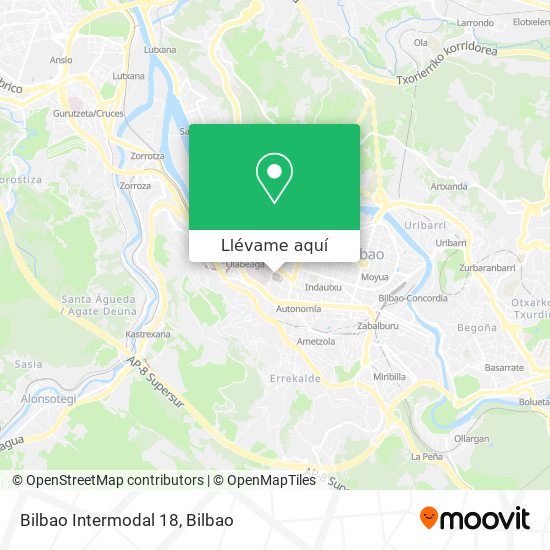 Mapa Bilbao Intermodal 18