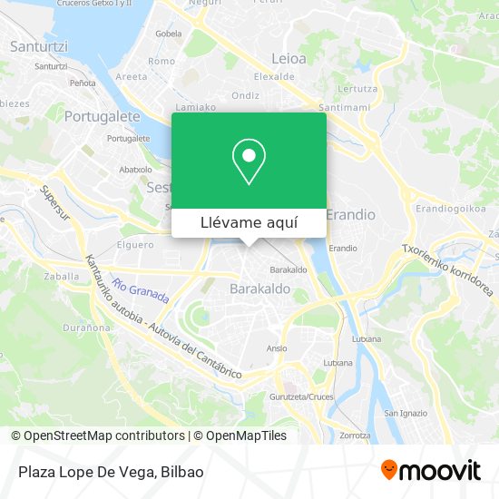 Mapa Plaza Lope De Vega