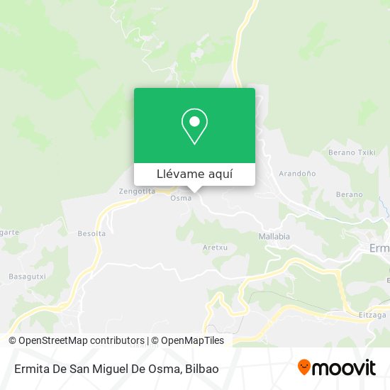 Mapa Ermita De San Miguel De Osma
