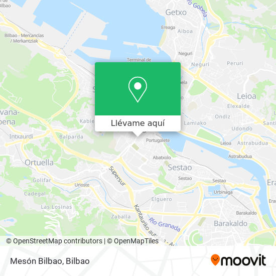 Mapa Mesón Bilbao