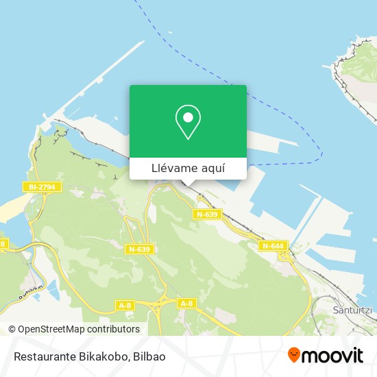 Mapa Restaurante Bikakobo