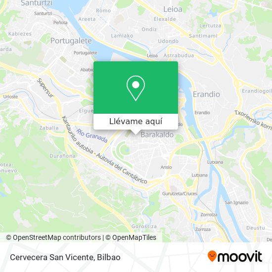 Mapa Cervecera San Vicente
