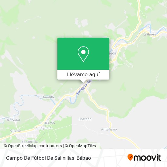 Mapa Campo De Fútbol De Salinillas
