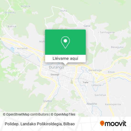 Mapa Polidep. Landako Polikiroldegia