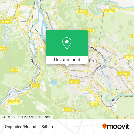 Mapa Ospitalea/Hospital