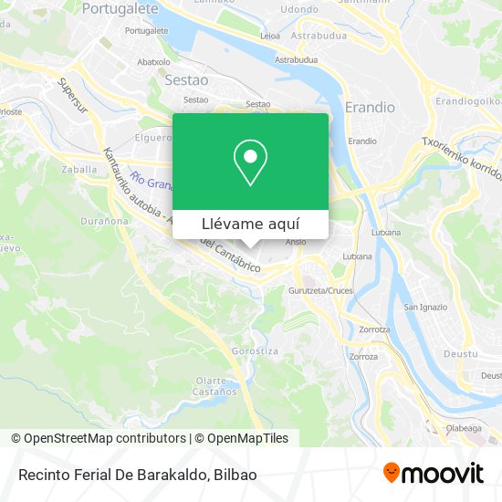 Mapa Recinto Ferial De Barakaldo