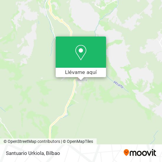 Mapa Santuario Urkiola