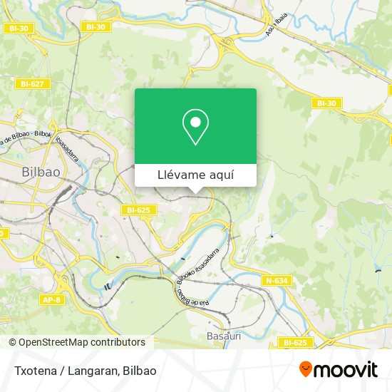 Mapa Txotena / Langaran