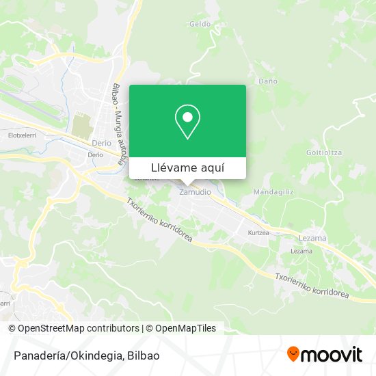 Mapa Panadería/Okindegia