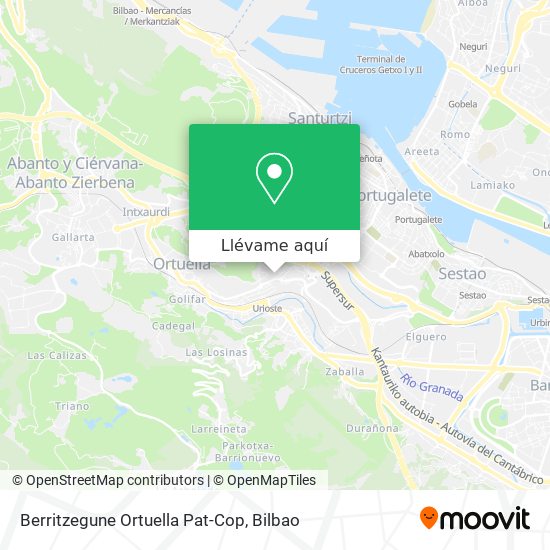 Mapa Berritzegune Ortuella Pat-Cop