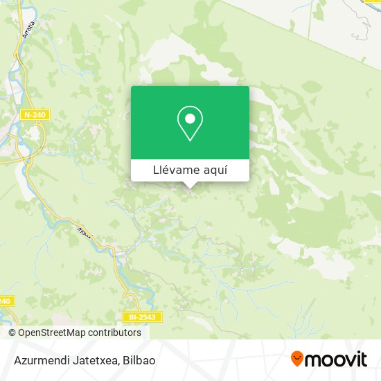 Mapa Azurmendi Jatetxea