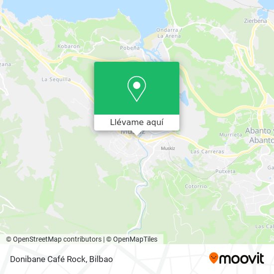 Mapa Donibane Café Rock
