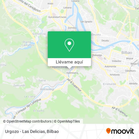 Mapa Urgozo - Las Delicias