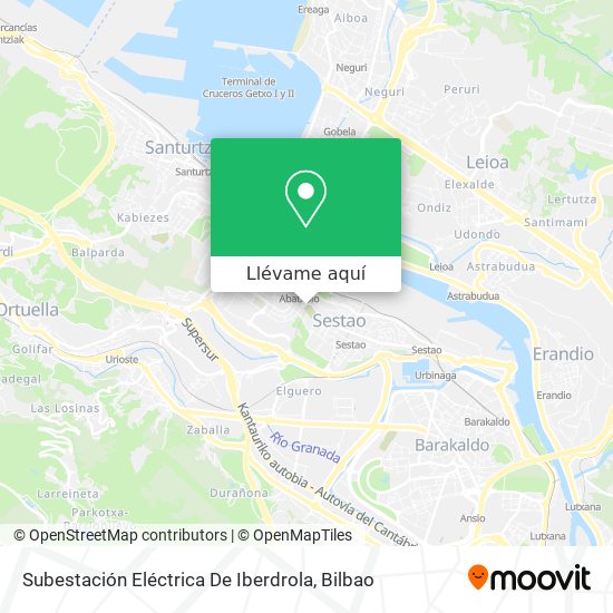 Mapa Subestación Eléctrica De Iberdrola