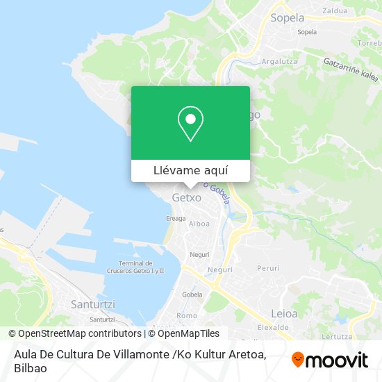 Mapa Aula De Cultura De Villamonte /Ko Kultur Aretoa