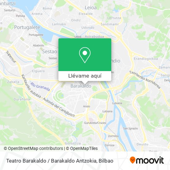 Mapa Teatro Barakaldo / Barakaldo Antzokia
