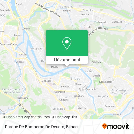 Mapa Parque De Bomberos De Deusto