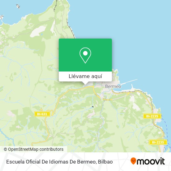 Mapa Escuela Oficial De Idiomas De Bermeo