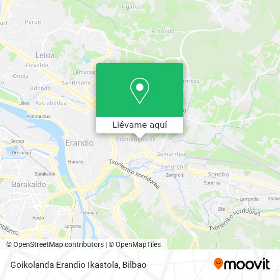 Mapa Goikolanda Erandio Ikastola
