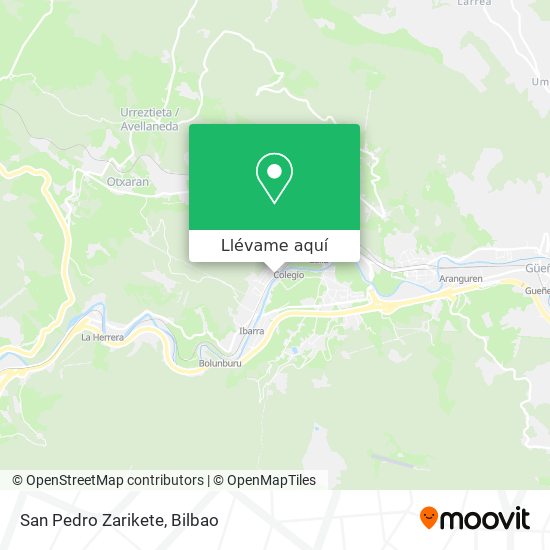 Mapa San Pedro Zarikete