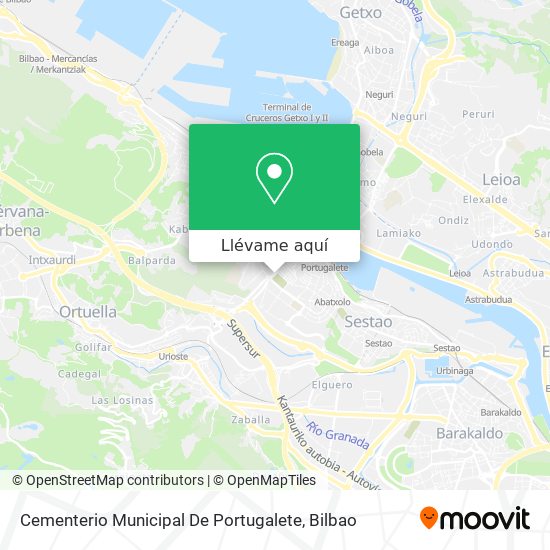 Mapa Cementerio Municipal De Portugalete