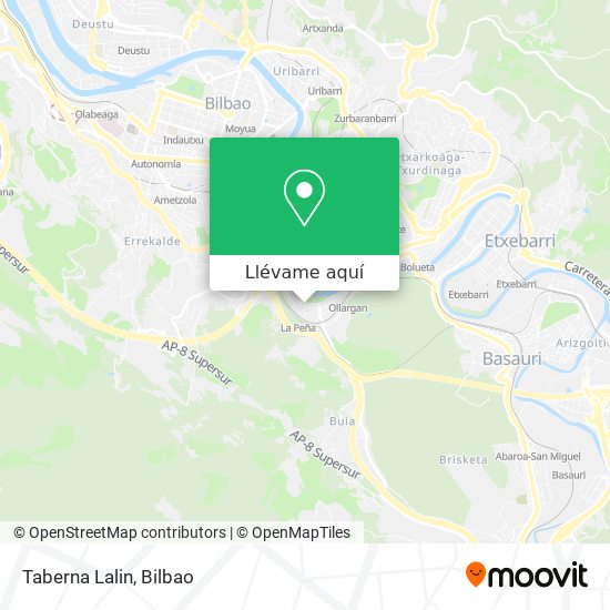 Mapa Taberna Lalin
