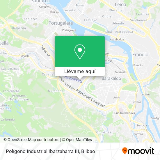 Mapa Polígono Industrial Ibarzaharra III
