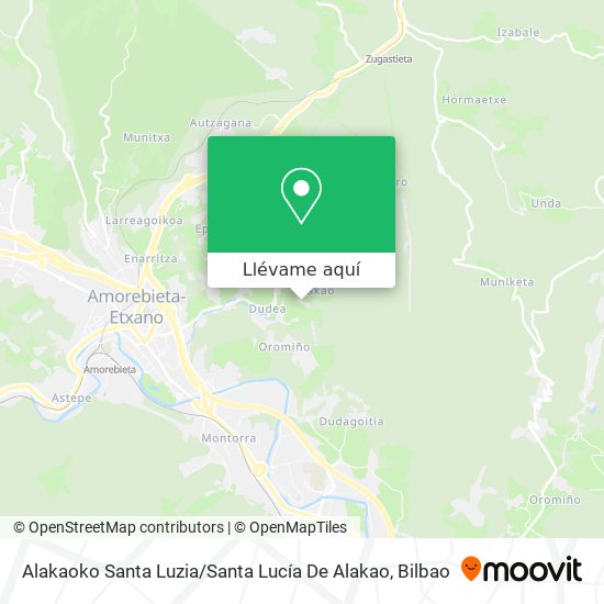 Mapa Alakaoko Santa Luzia / Santa Lucía De Alakao