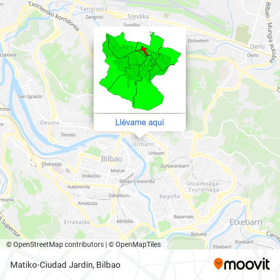 Mapa Matiko-Ciudad Jardín