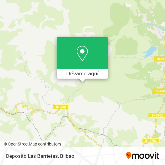Mapa Deposito Las Barrietas