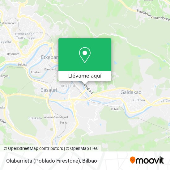 Mapa Olabarrieta (Poblado Firestone)